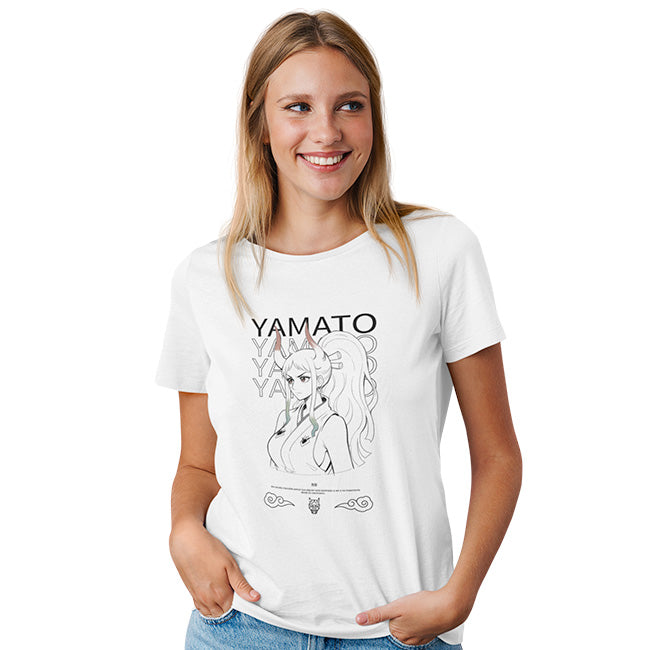 Playera Anime Yamato OP 03 DIN FRENTE (BLANCO)